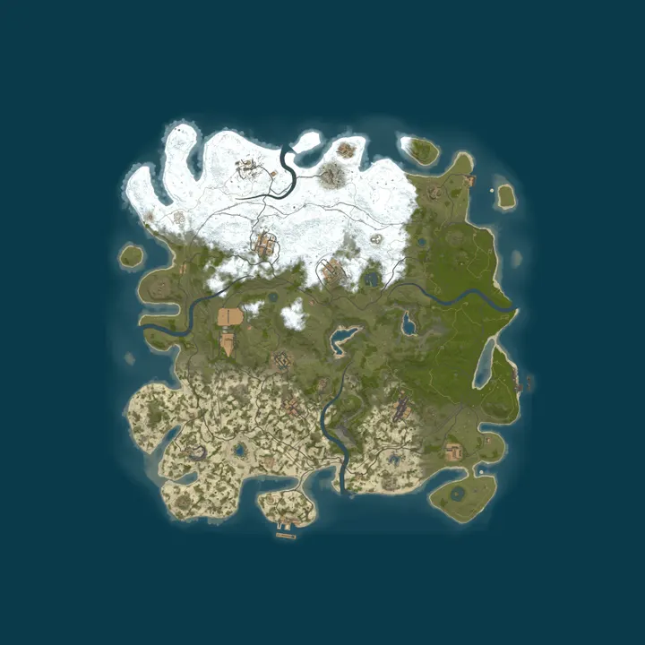 Map of DustServers Vanilla | Monthly BP Wipes