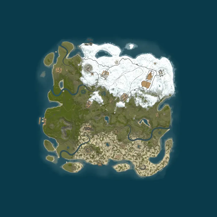 Map of 01 Rusty Island Noobs