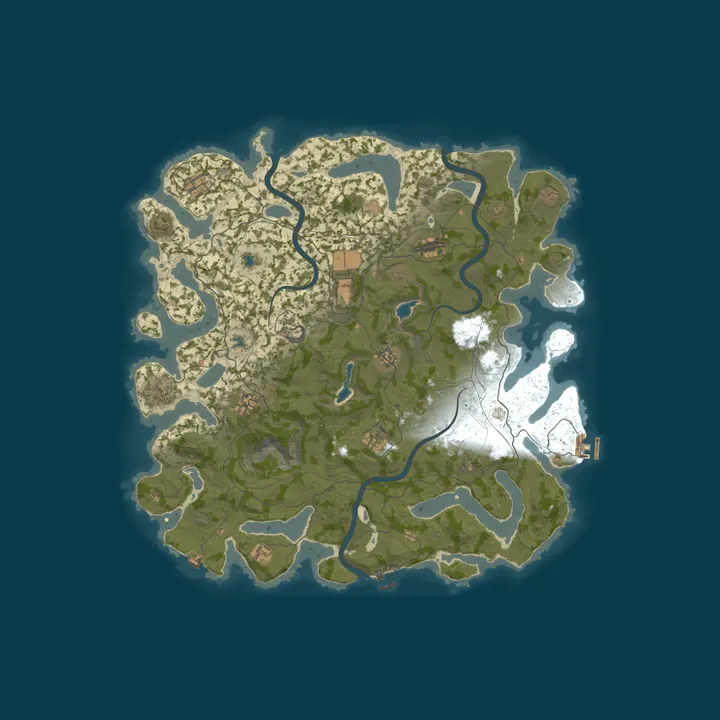 Map of 10/12 RustyRemains 10x Weekly SOLO/DUO/TRIO Loot+/Shop