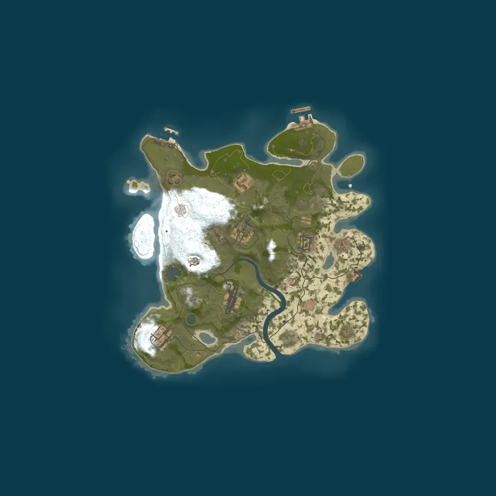 Map of UCloud Game Zone Rust Server