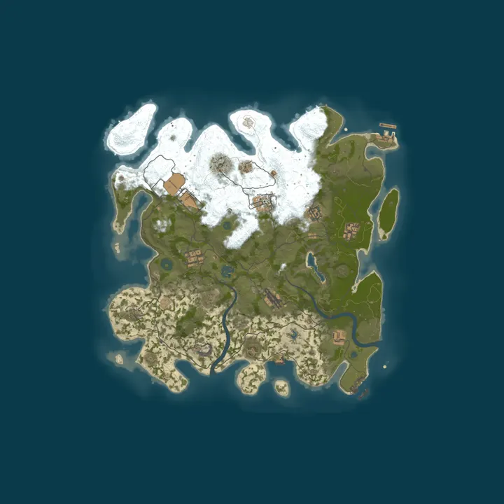 Map of My Untitled Rust Server