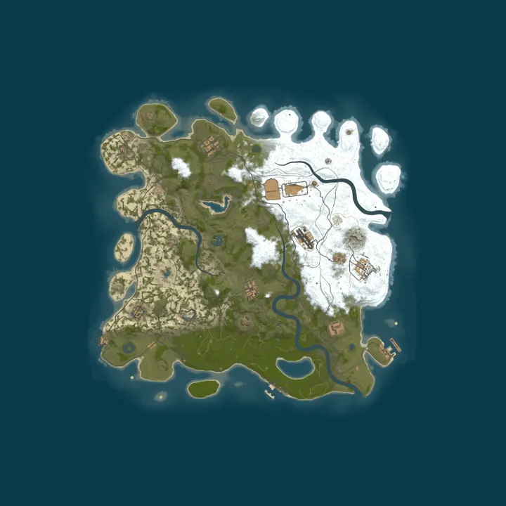 Map of A Rust Server