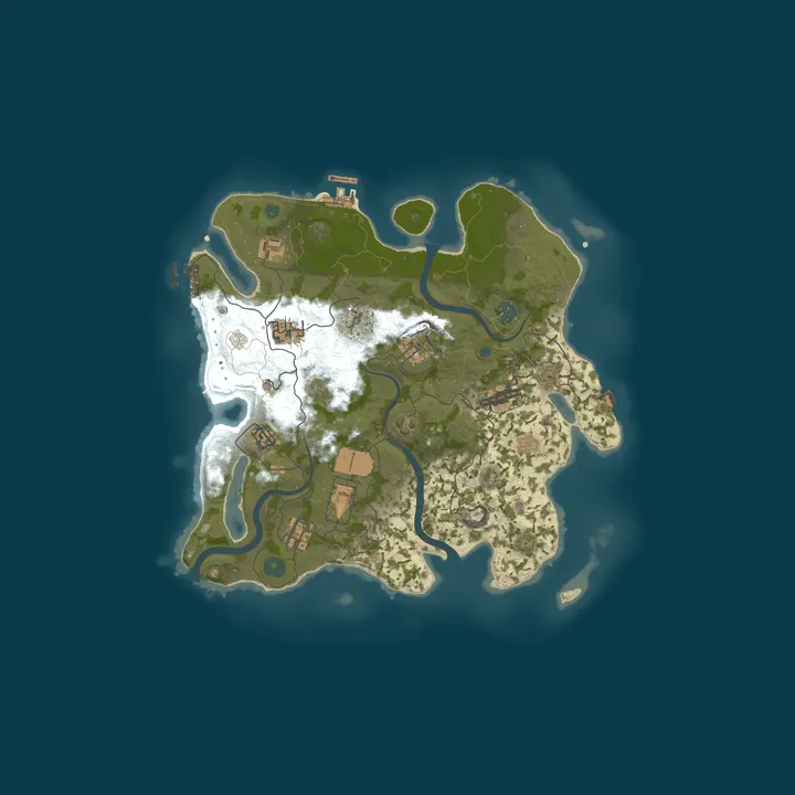 Map of VNZ Rust 3X PvE Zombie | VN/SEA