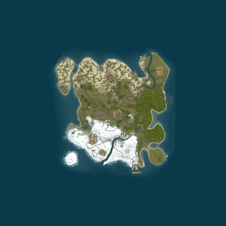 Map of Rust Server ZA - Chill