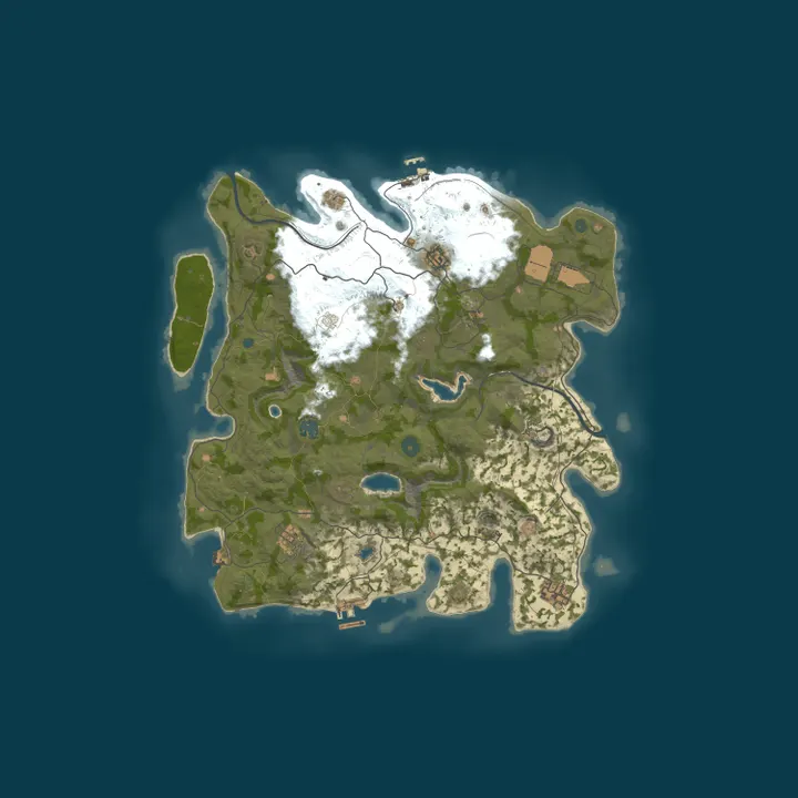 Map of CeP RUST Server