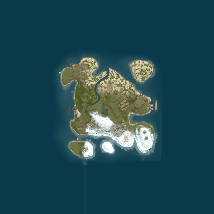 Map of Rust::Hosted by Cybrancee.com