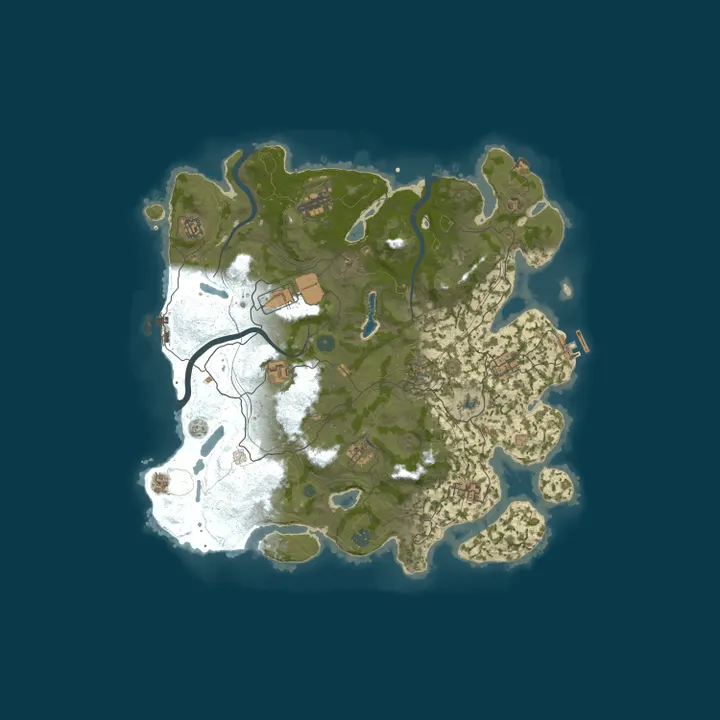 Map of Rust4Noobs | Solo/Duo | Vanilla+ 2x Monthly
