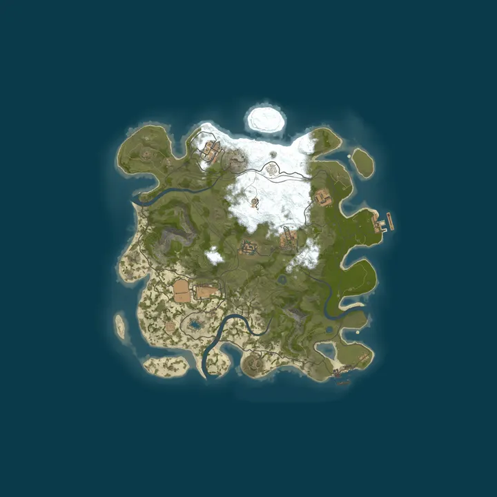 Map of EU Rusty Island I 2x  I Shared BPs