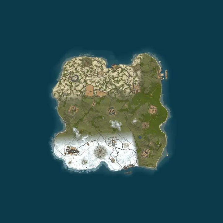 Map of Launch Your Private Rust Wipe Instantly - No Setup