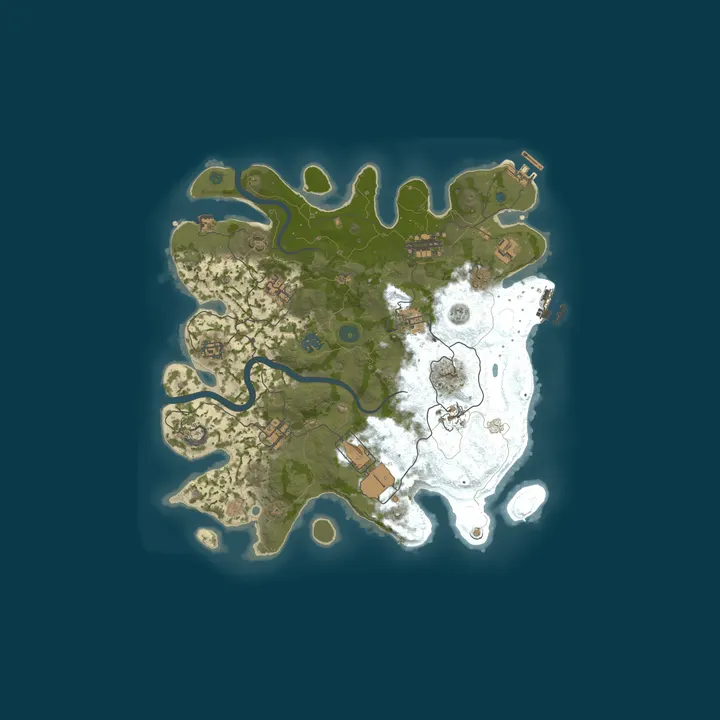 Map of LEGACY REMASTERED SEA 3X | Solo/Duo/Trio/Quad|LootX3 | 4 MAX | 