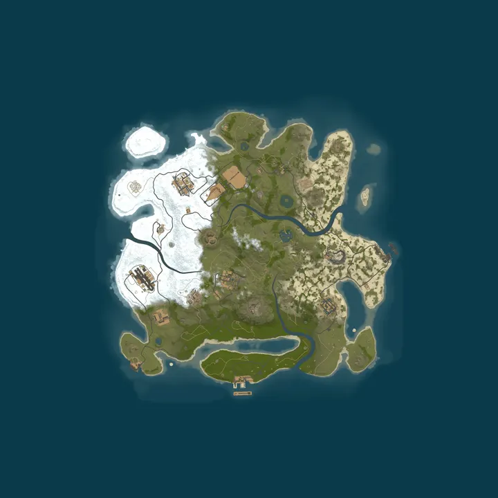 Map of Lithuania 2x Only Solo