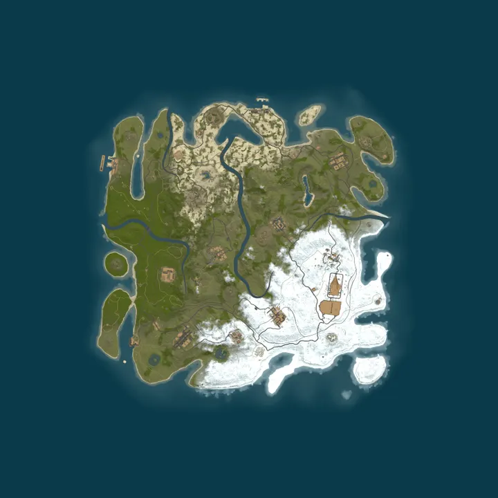 Map of Wastelands Noob Friendly PvE [US]