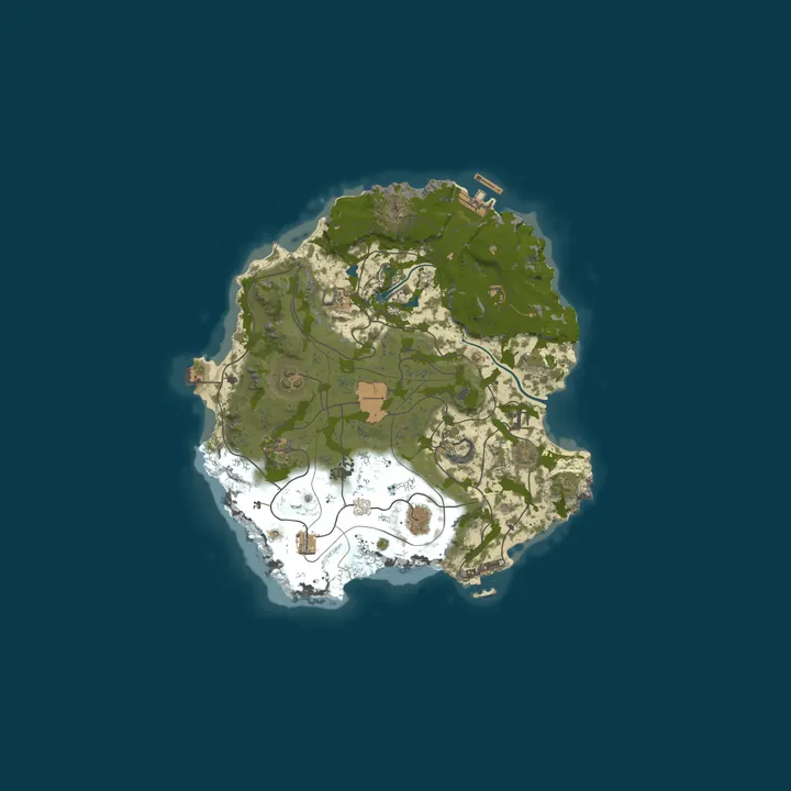 Map of テストサーバー