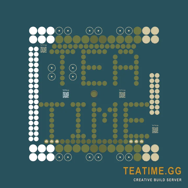 Map of ♨ TEATIME 建築|建筑|PvE|レイド検証|初心者歓迎