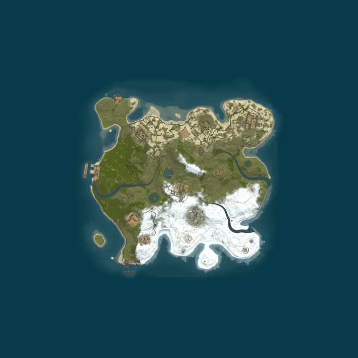 Map of Rust Server