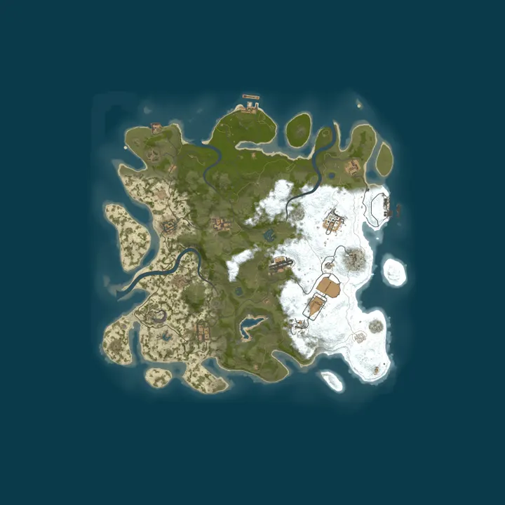 Map of Turbo Rust 10x | PvP | MyMini | SkinBox | x10