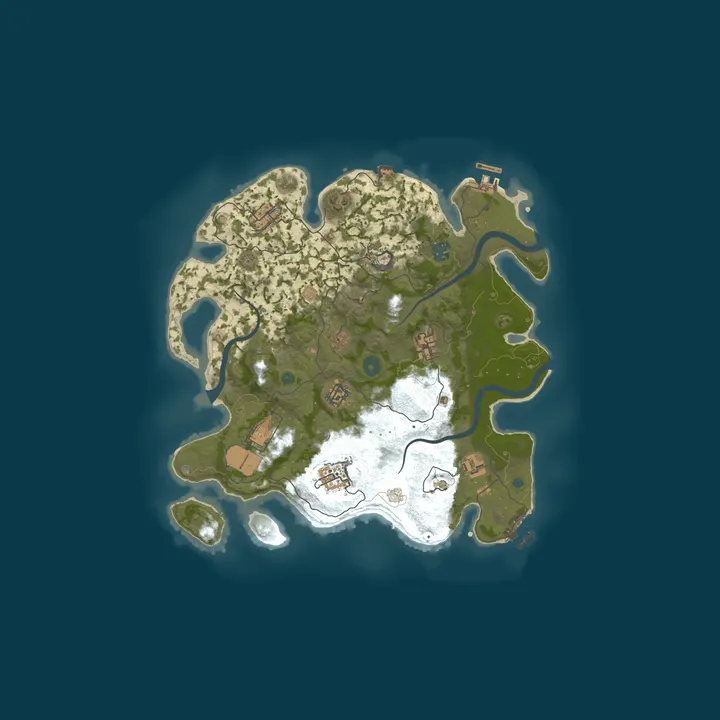 Map of Winterforge | [EU] Solo/Duo 2x | Weekly Wipe | QoL