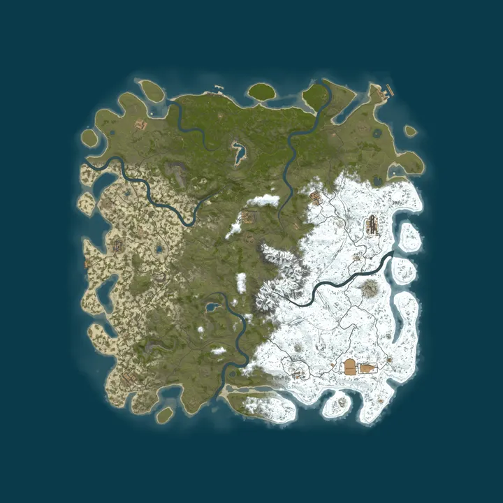 Map of Fliks Rust Server