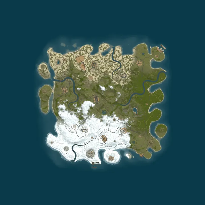 Map of Valhalla Rust - US EAST