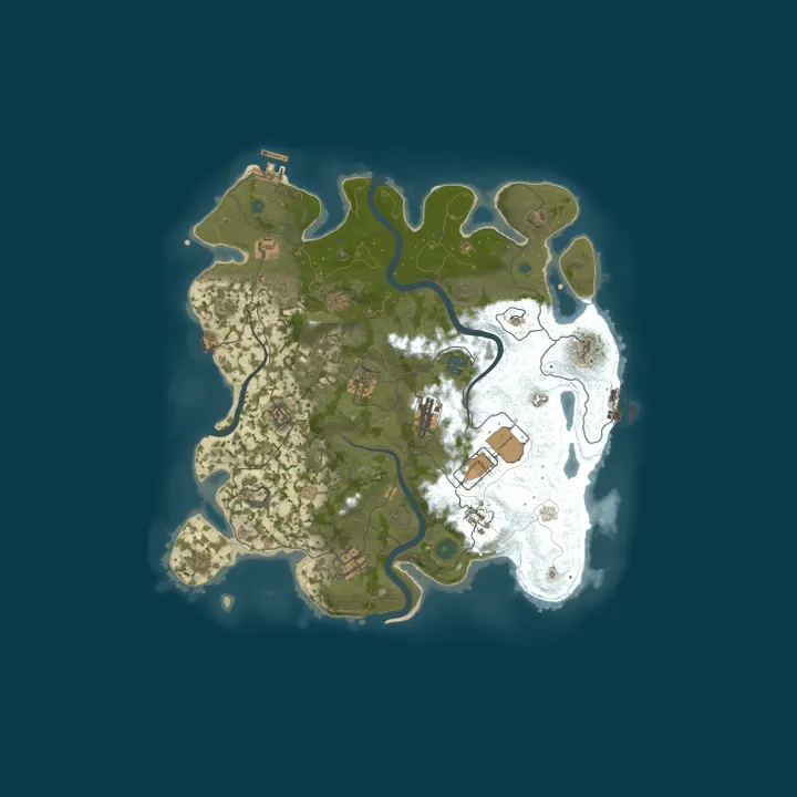 Map of Rusteon [EU] / VANILLA / TRIO /  FRESH WIPE 1.10.
