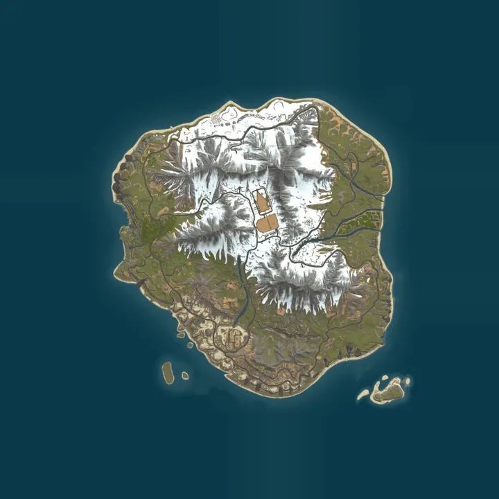 Map of Скуфный остров|SOLO OLD SCHOOL|NO OFFLINE RAID