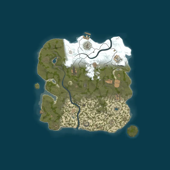 Map of ▶RUST RUSSIA MAX 3 [X5|BRO|TP|FPS+] WIPE 12.10◀