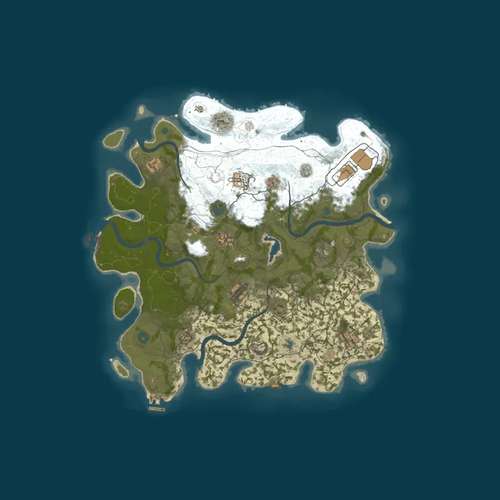 Map of ZOOM RUST #1 - Modded 2X | Киты | Thursday