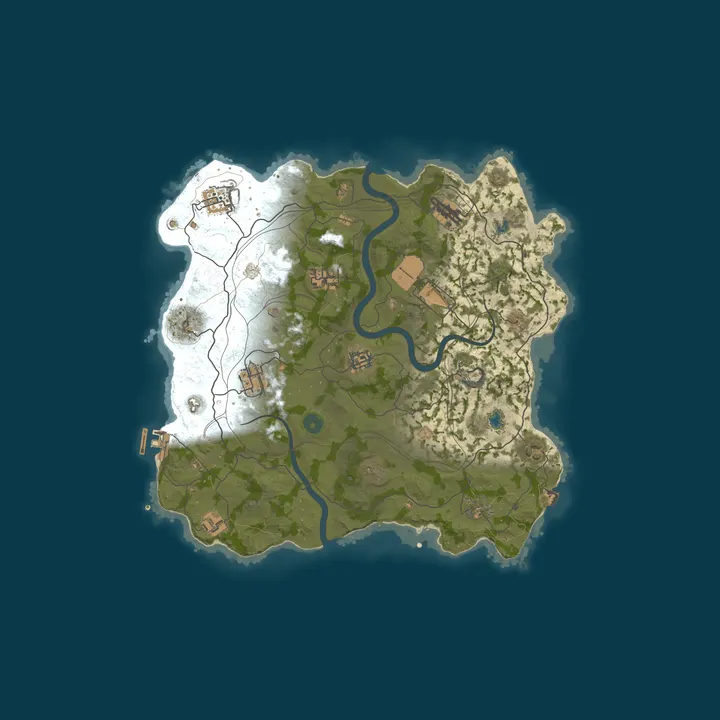 Map of GRUB.ARMY EU 3X SOLO/DUO/TRIO | Raidable Bases | Shared BPs