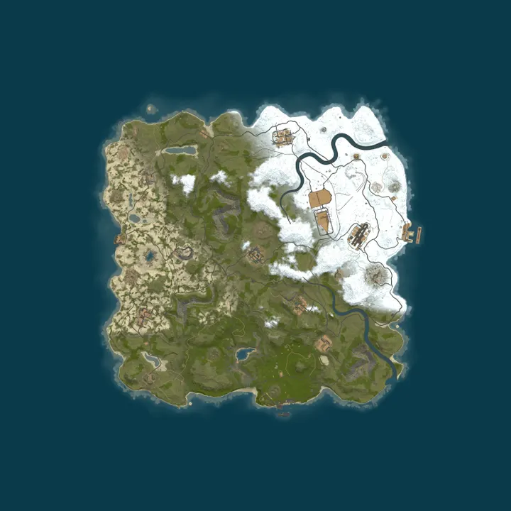 Map of Reddit.com/r/PlayRust - EU Biweekly
