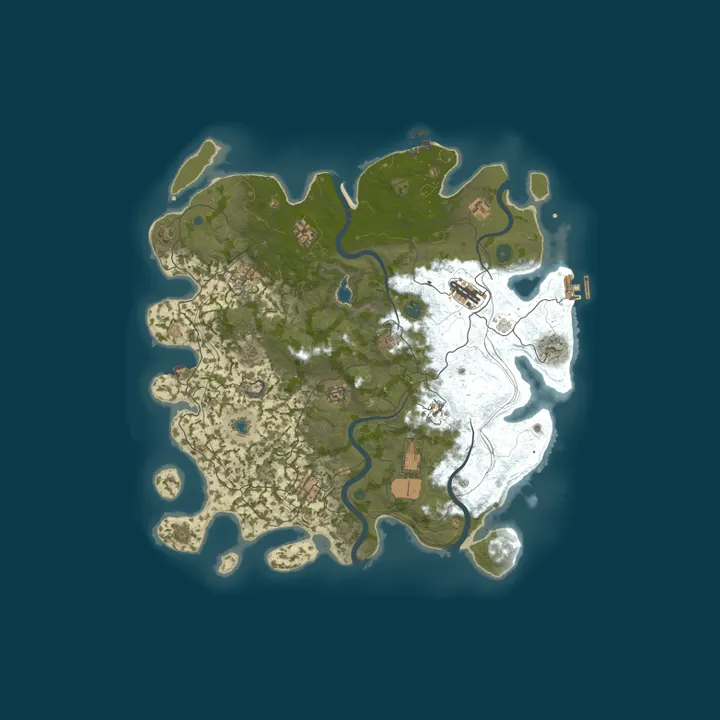 Map of 404 RUST 2X SOLO/DUO | ПТ | ДЛЯ НОВИЧКОВ 09.10