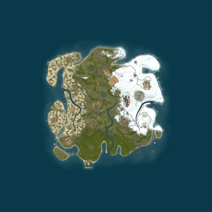 Map of QS『芬达』100000倍/10.25/枪战/蓝图全解/萌新/建造