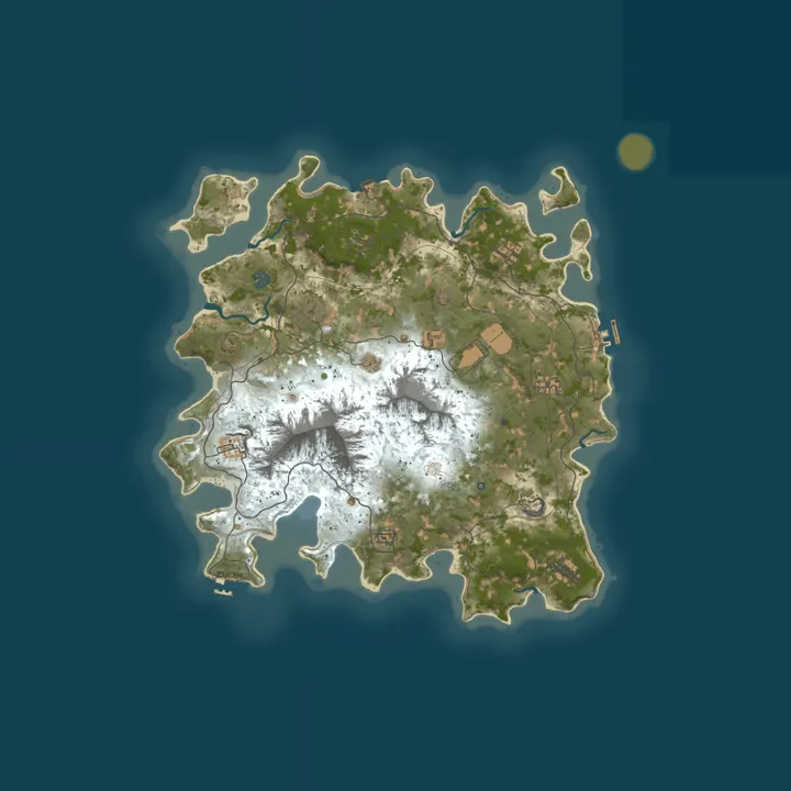 Map of RustShowdown 3x |Solo/Duo |Kits |Events |Bounty Hunt