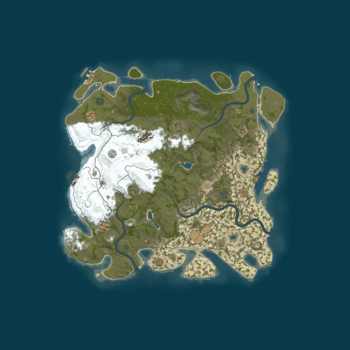 Map of Rust Semples 1x Pure Vanila