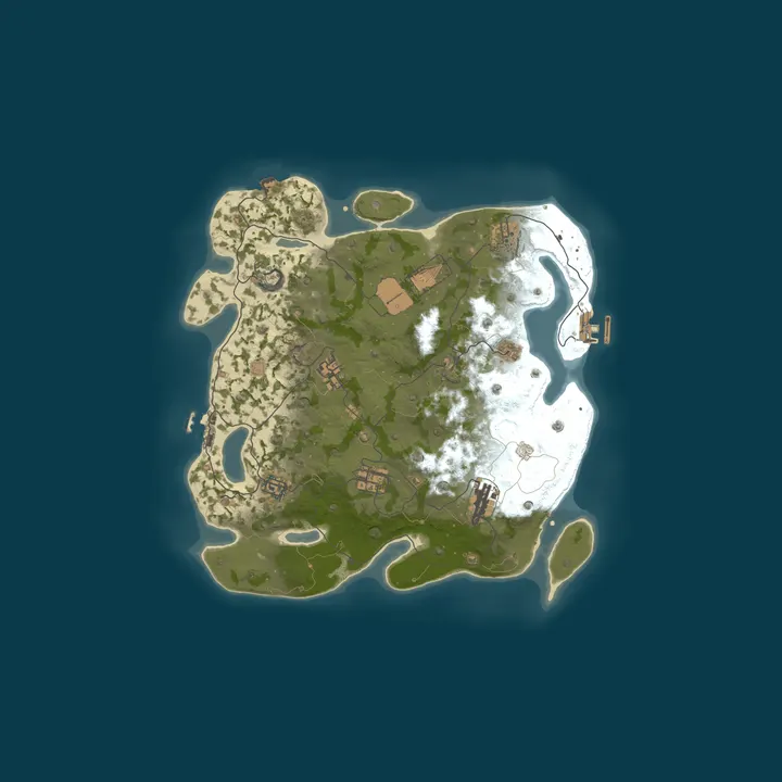 Map of Bestrust Solo/Duo/Trio 2x #4 - Weekly | NEXT WIPE in 9 minutes 