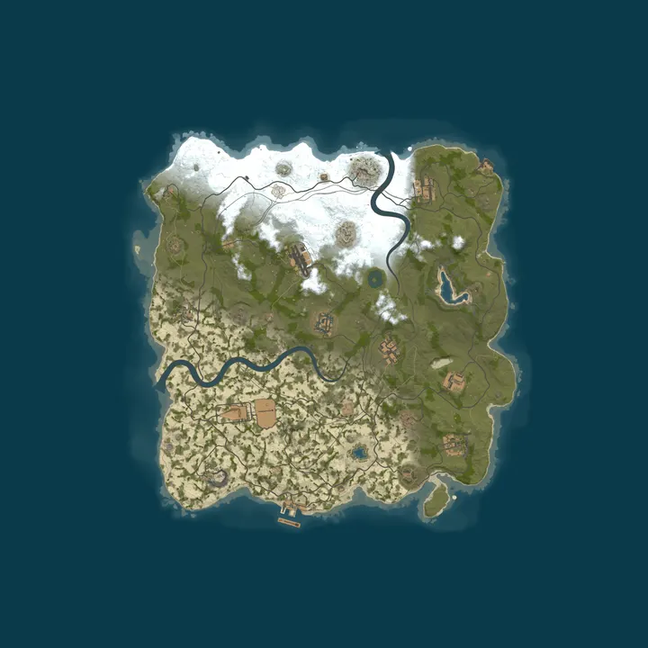 Map of WEREWOLF GAMING.CO 3x Solo/Duo/Trio|Loot x3|Share BPs| WIPED