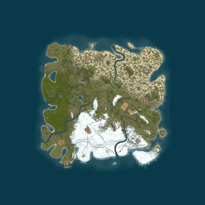 Map of Bustabar NA PvP - No Wipe - Raid Protection