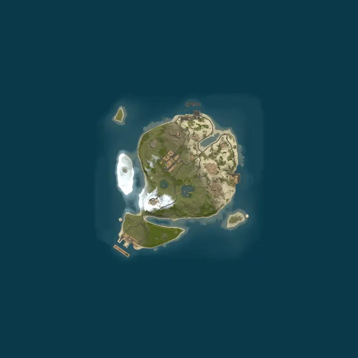 Map of My Rust server | Powered by AMP