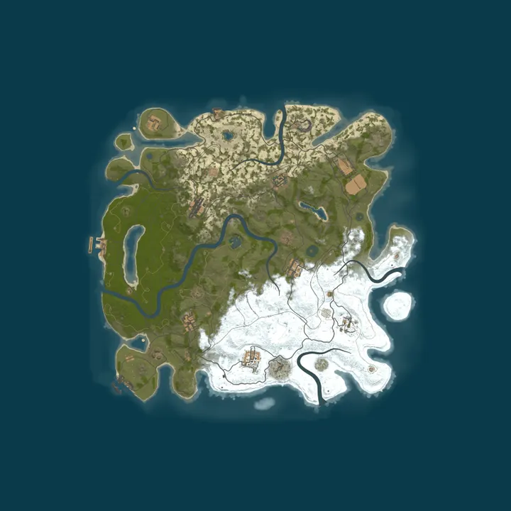 Map of [US] ApacheRocket - PvEvP 2x |Max5|Skills|Kits|RaidableBases
