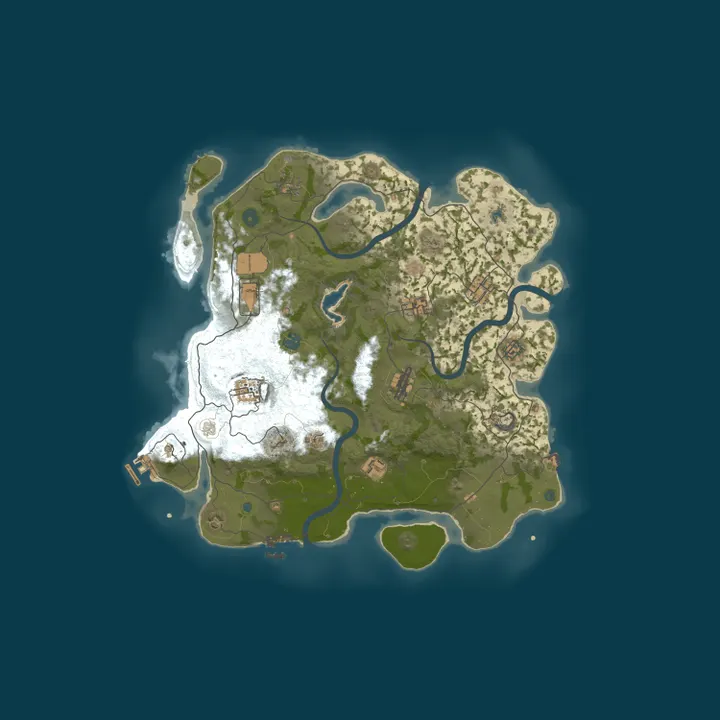 Map of Aura-Rust x10-x20  | Clans | Loot+ | Nolimit | Kits |
