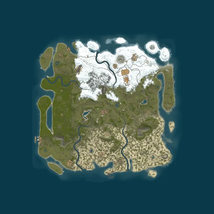 Map of ▶ DRAGON RUST X1 | Уютный