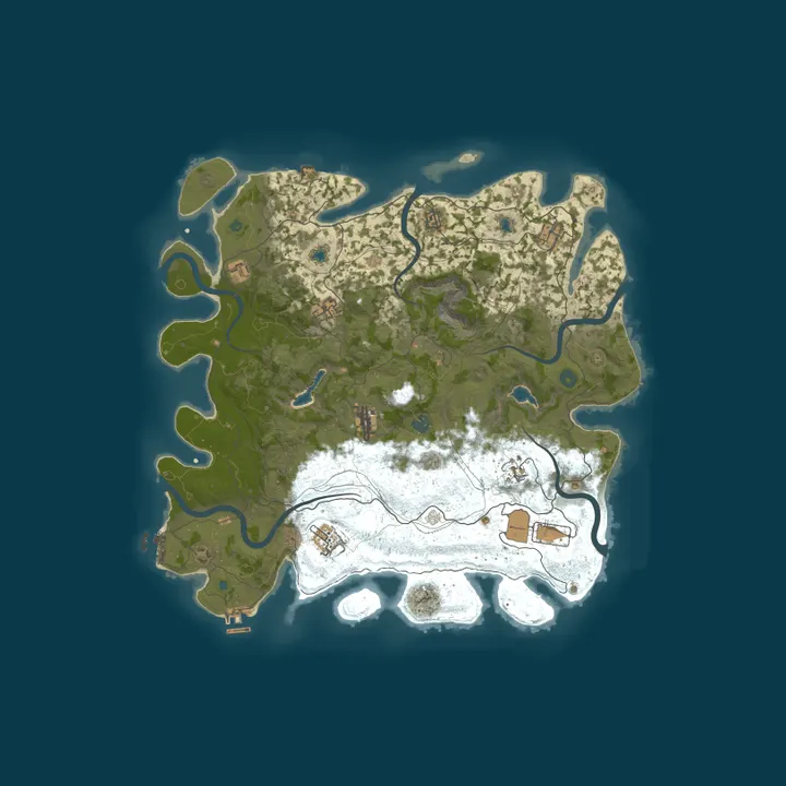 Map of #1 WIN-RUST | SOLO | x2 | 24H PROTECTION | WIPE FRIDAY 10:00