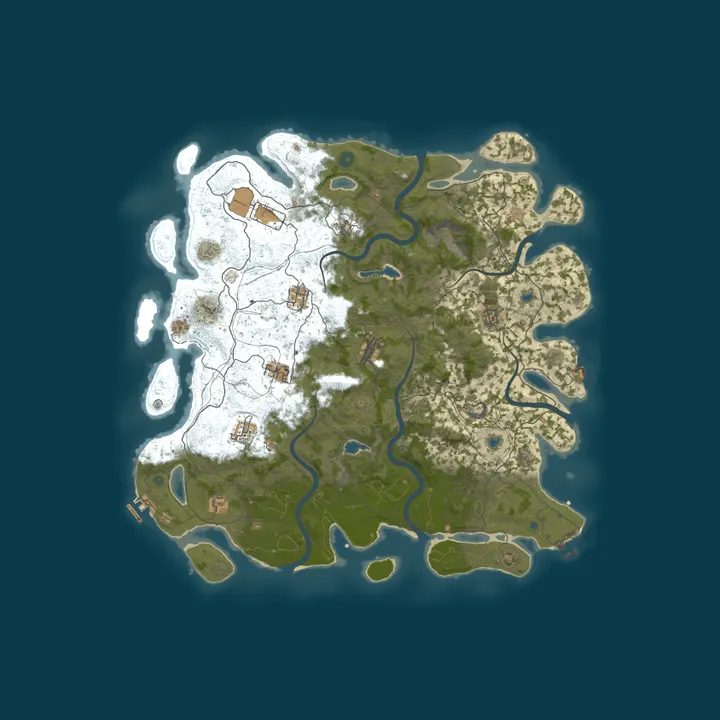 Map of GB Rust | 3x | Solo/Duo | JUST WIPED - 11 OCT