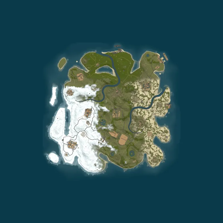 Map of RUST Server