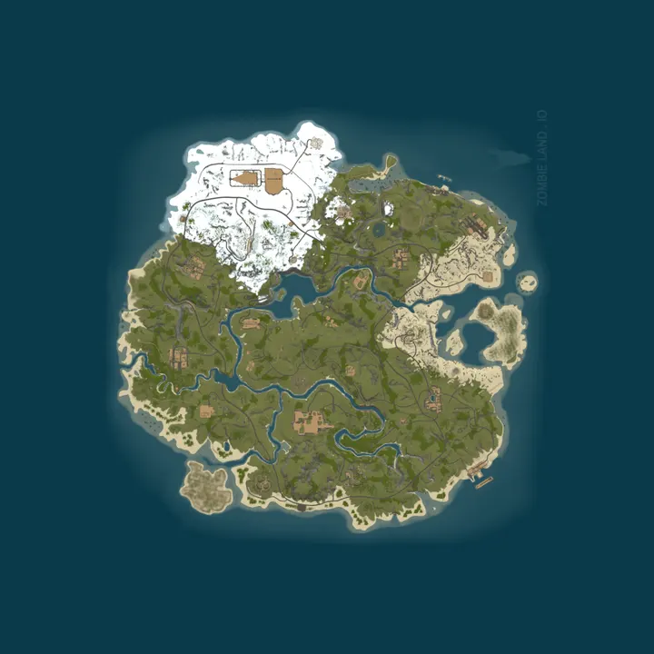 Map of Zombie Land - TEST 1