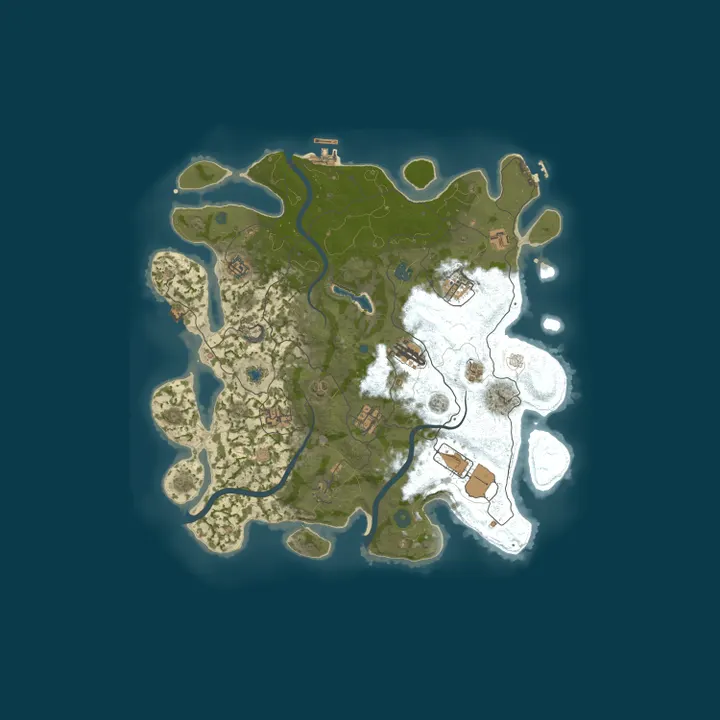 Map of ZEVORA • TAIGA | RU | Season 3 | PvP