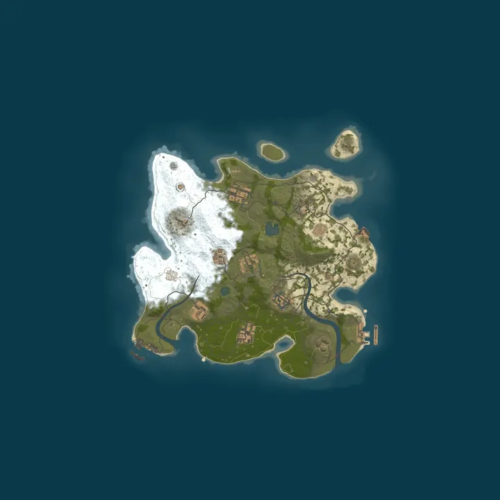 Map of A Rust Server