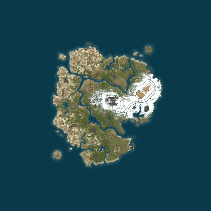 Map of Rust Server