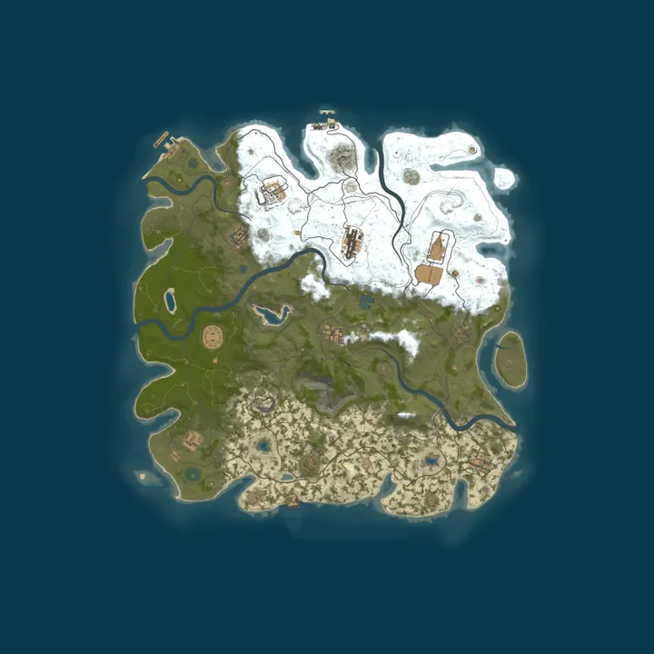 Map of [JP][PVE][MOD]Stardust Over The Town Season42