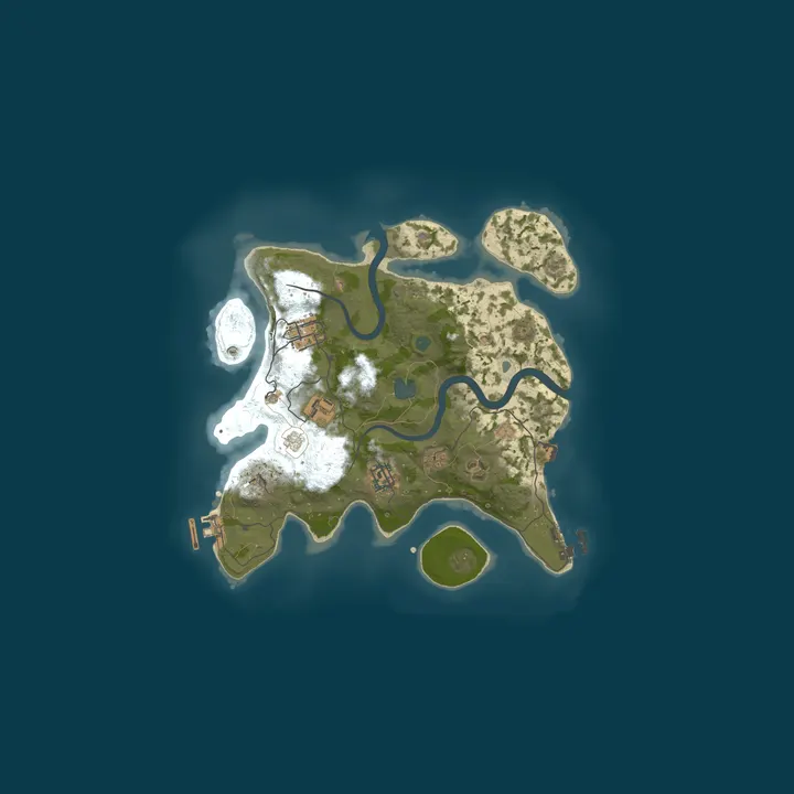 Map of [TR] AkdesHost Solo/Duo/Trio 2x Vanilla Noob Friendly Weekly Wi
