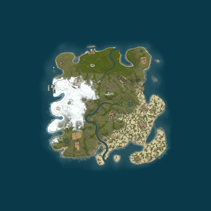 Map of FOX RUST #2 X5 [MAX3|EVENTS|FARM ISLAND] 23.09